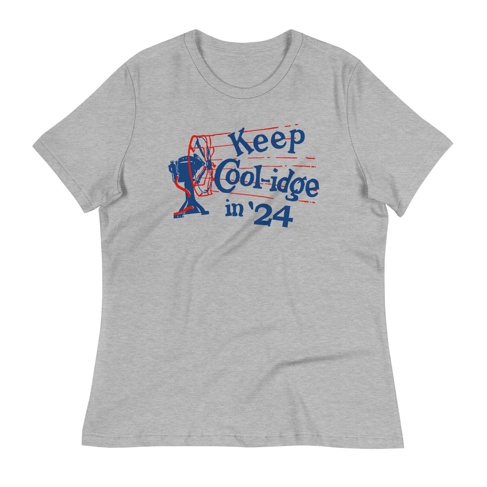Keep Coolidge Vintage Calvin Coolidge Women's Relaxed T-Shirt - Image 8