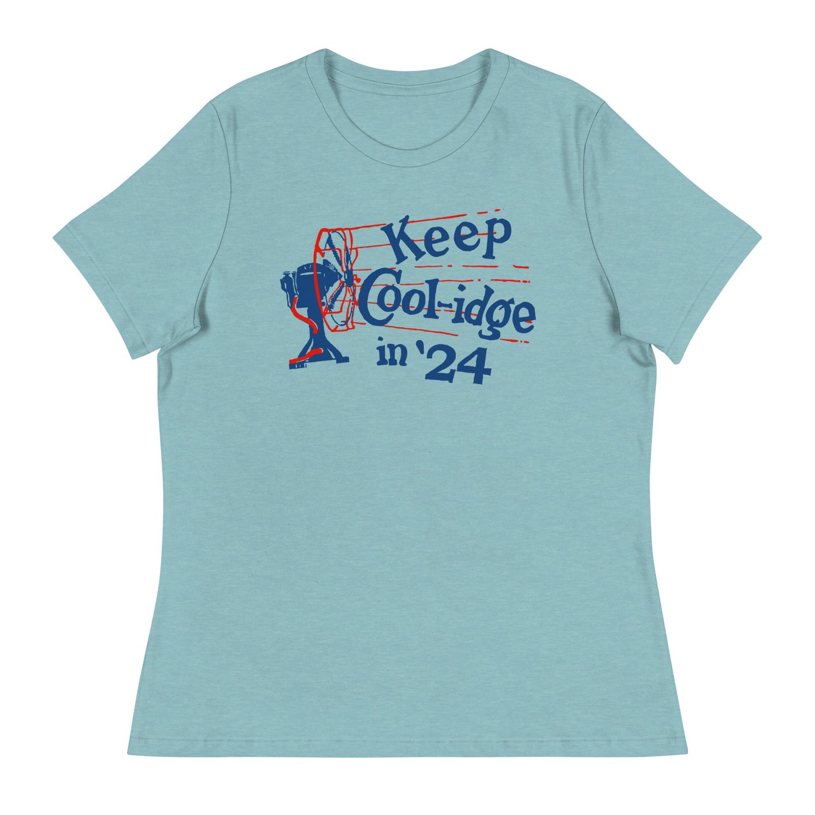 Keep Coolidge Vintage Calvin Coolidge Women's Relaxed T-Shirt - Image 4
