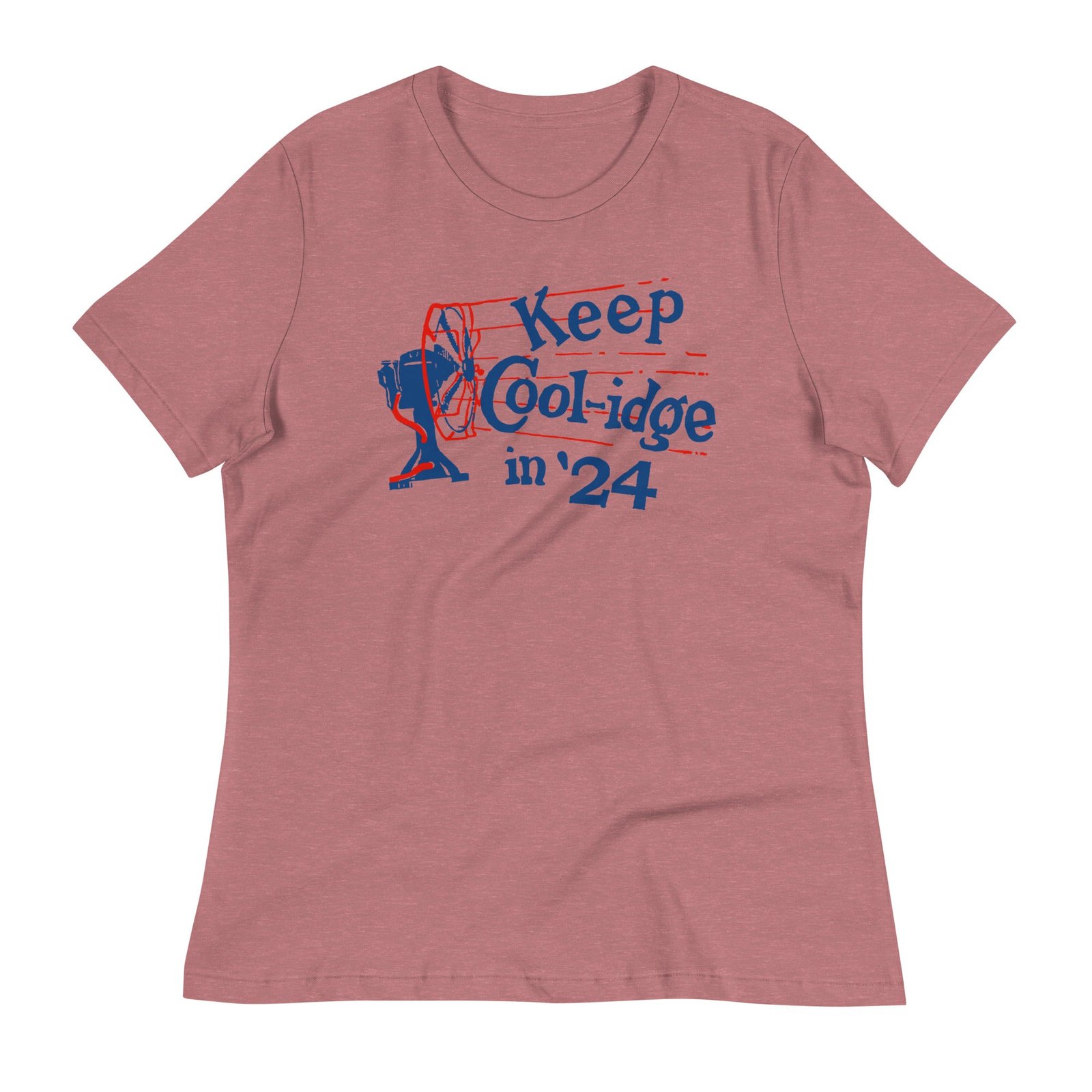 Keep Coolidge Vintage Calvin Coolidge Women's Relaxed T-Shirt - Image 6