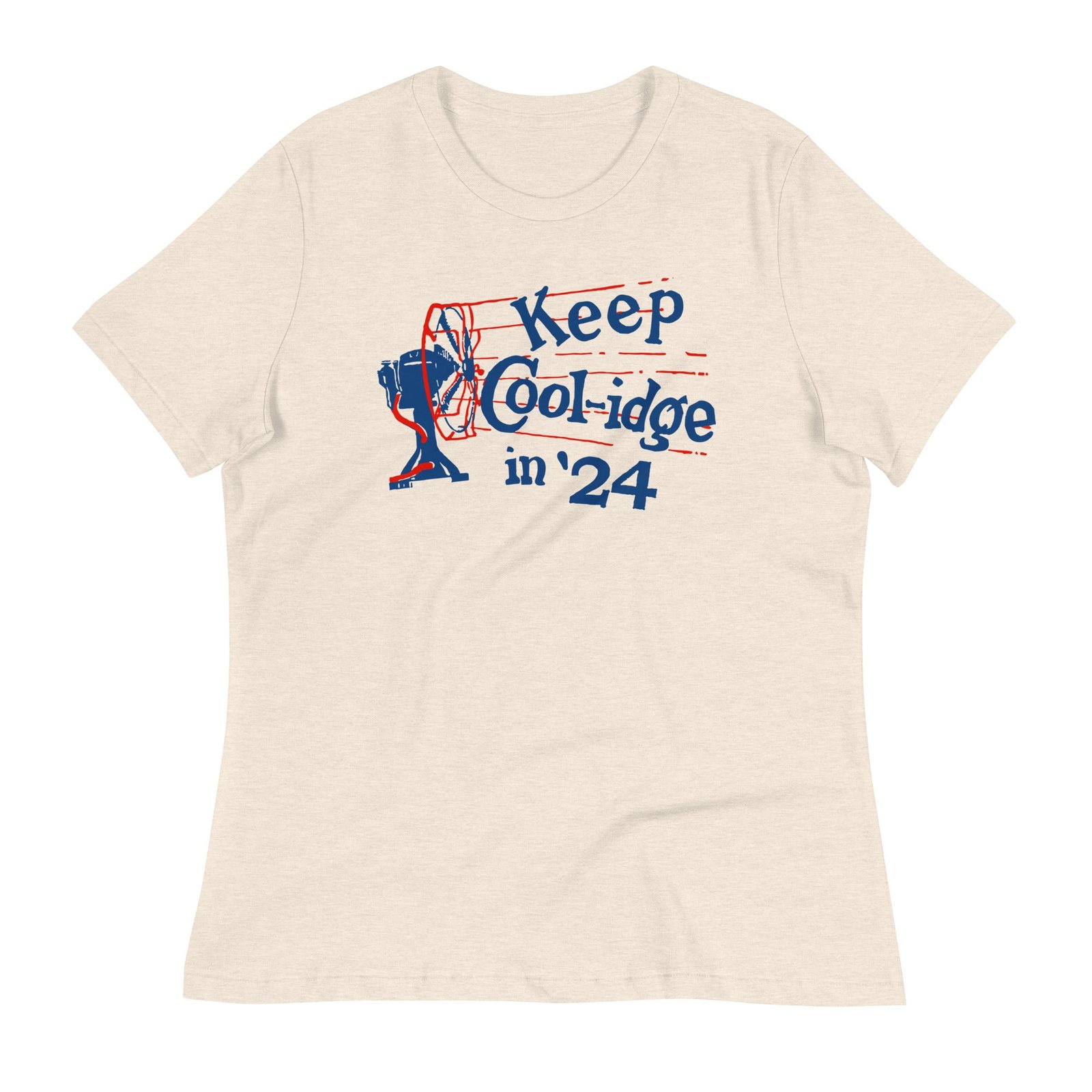 Keep Coolidge Vintage Calvin Coolidge Women's Relaxed T-Shirt - Image 10
