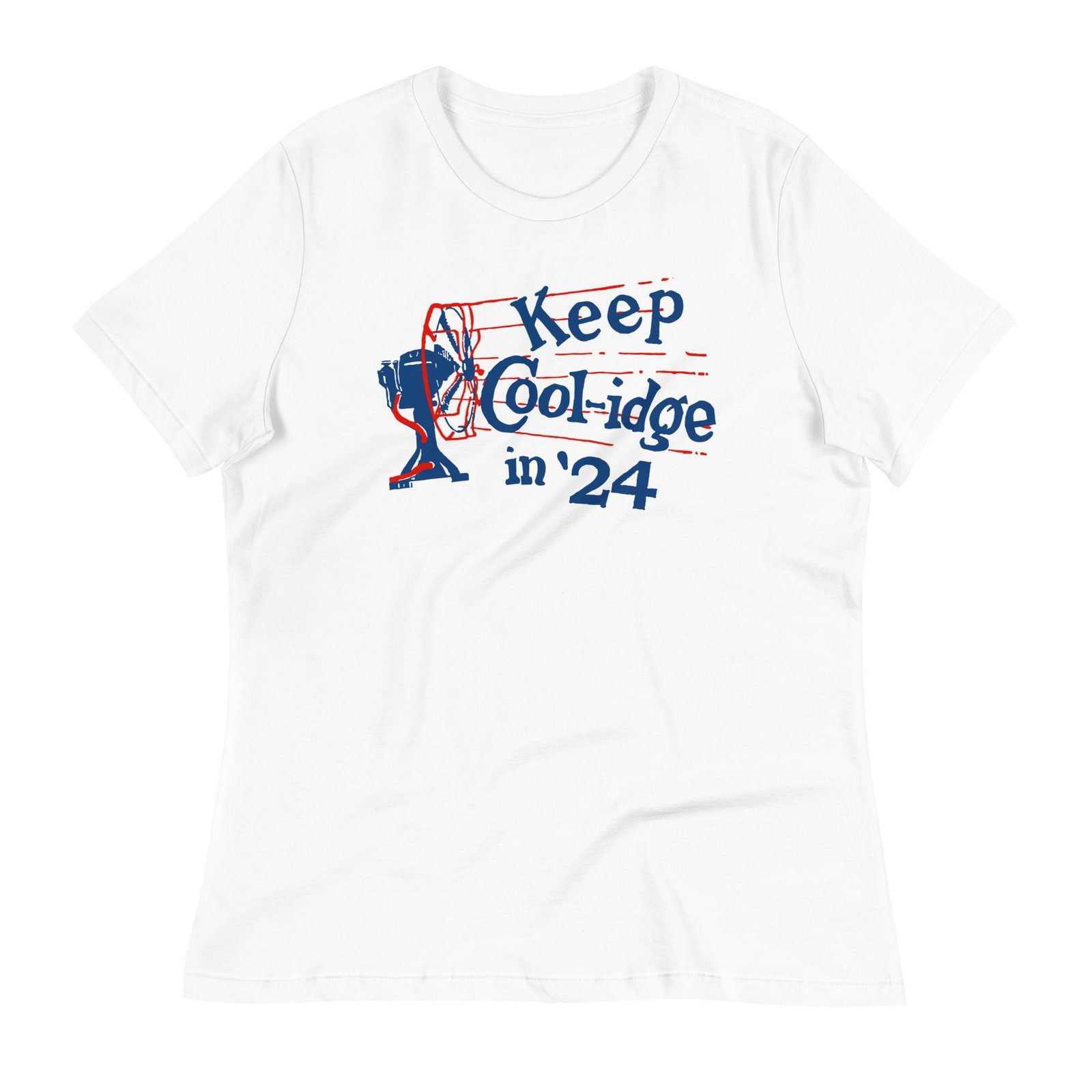 Keep Coolidge Vintage Calvin Coolidge Women's Relaxed T-Shirt - Image 12